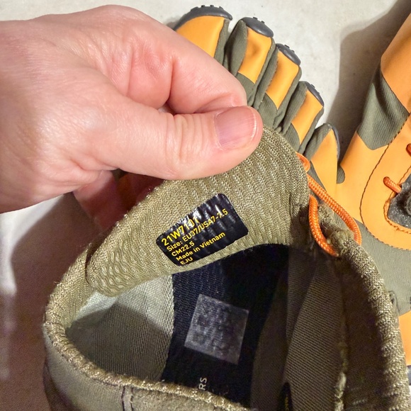 Vibram Five Fingers V-Alpha Women's Orange Military Barefoot Shoes 37 - Picture 3 of 6
